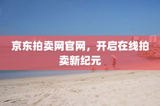 京东拍卖网官网，开启在线拍卖新纪元