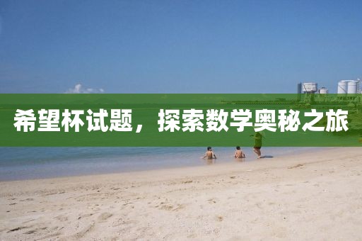 希望杯试题，探索数学奥秘之旅