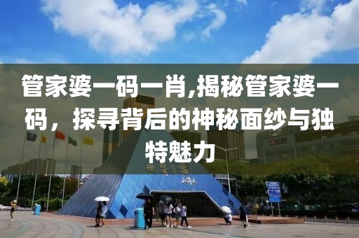 管家婆一码一肖,揭秘管家婆一码，探寻背后的神秘面纱与独特魅力
