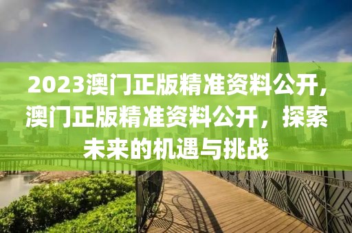 2023澳门正版精准资料公开,澳门正版精准资料公开，探索未来的机遇与挑战