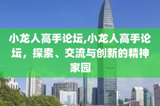 小龙人高手论坛