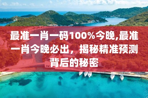 最准一肖一码100%今晚,最准一肖今晚必出，揭秘精准预测背后的秘密