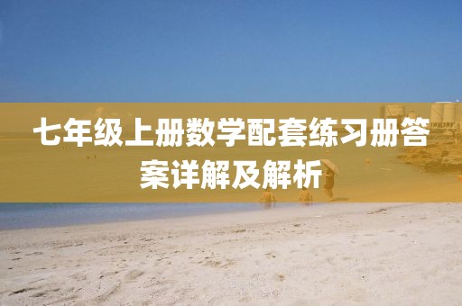 七年级上册数学配套练习册答案详解及解析