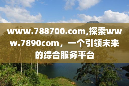 www.788700.com,探索www.7890com，一个引领未来的综合服务平台