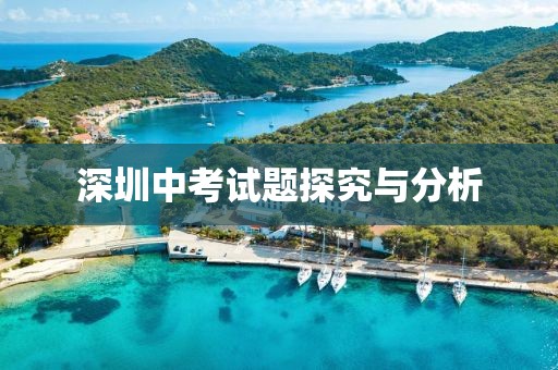 深圳中考试题探究与分析