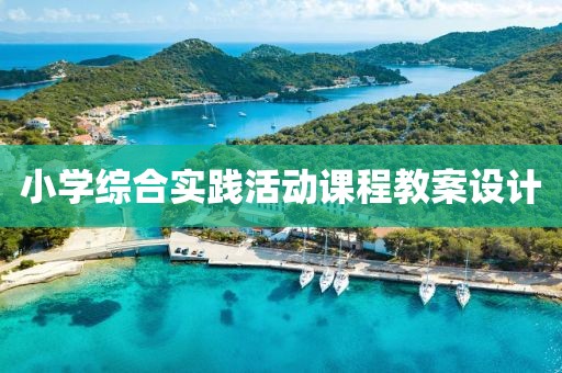 小学综合实践活动课程教案设计