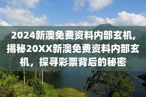 2024新澳免费资料内部玄机,揭秘20XX新澳免费资料内部玄机，探寻彩票背后的秘密