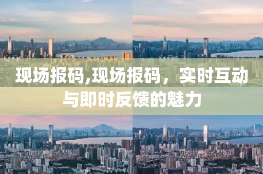 现场报码,现场报码，实时互动与即时反馈的魅力