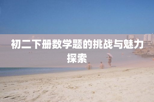 初二下册数学题的挑战与魅力探索