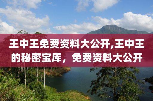 王中王免费资料大公开,王中王的秘密宝库，免费资料大公开