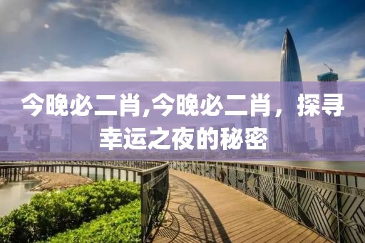 今晚必二肖,今晚必二肖，探寻幸运之夜的秘密
