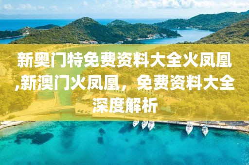 新奥门特免费资料大全火凤凰,新澳门火凤凰，免费资料大全深度解析