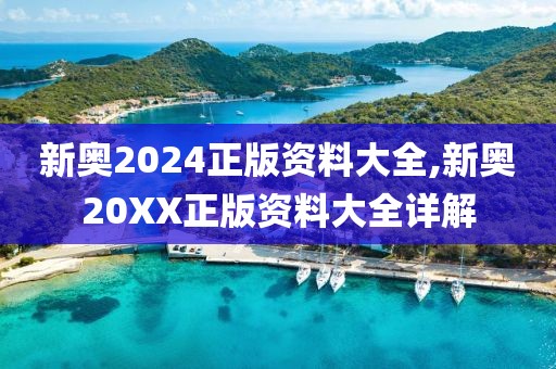 新奥2024正版资料大全,新奥20XX正版资料大全详解