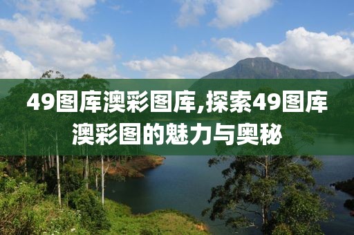 49图库澳彩图库,探索49图库澳彩图的魅力与奥秘
