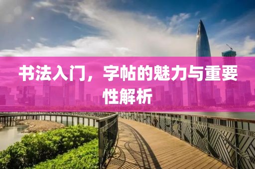 书法入门，字帖的魅力与重要性解析