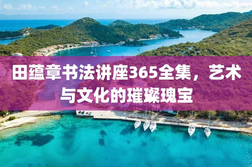 田蕴章书法讲座365全集，艺术与文化的璀璨瑰宝