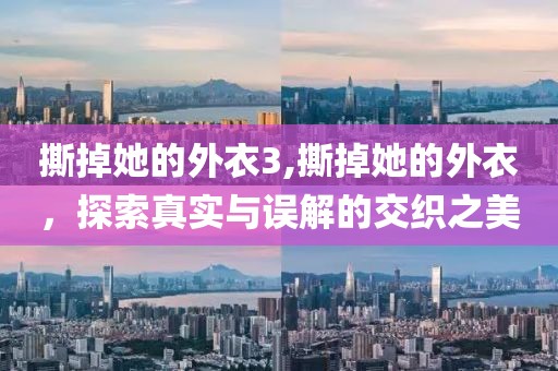 撕掉她的外衣3,撕掉她的外衣，探索真实与误解的交织之美