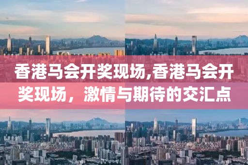 香港马会开奖现场,香港马会开奖现场，激情与期待的交汇点