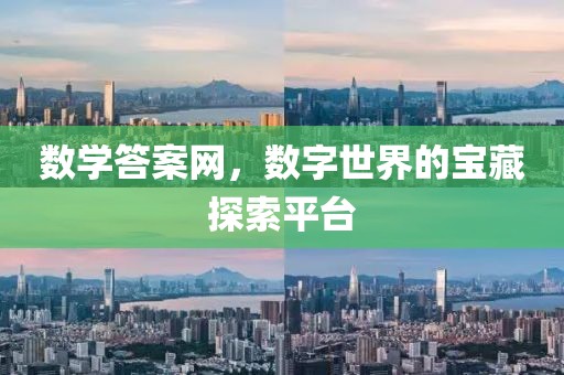 数学答案网，数字世界的宝藏探索平台