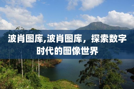 波肖图库,波肖图库，探索数字时代的图像世界