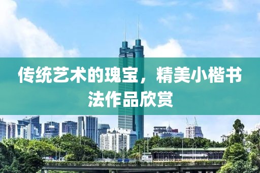 传统艺术的瑰宝，精美小楷书法作品欣赏