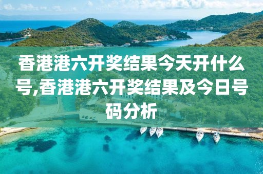 香港港六开奖结果今天开什么号,香港港六开奖结果及今日号码分析