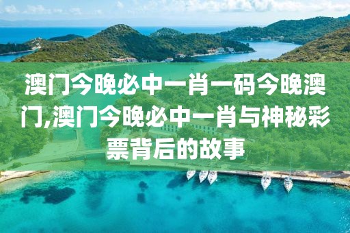 澳门今晚必中一肖一码今晚澳门