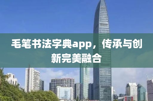 毛笔书法字典app，传承与创新完美融合