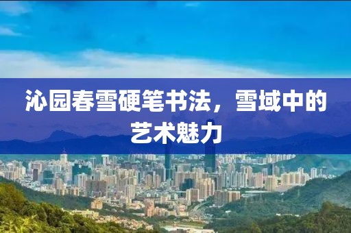 沁园春雪硬笔书法，雪域中的艺术魅力