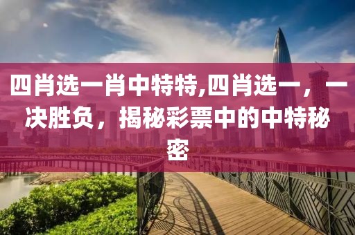 四肖选一肖中特特,四肖选一，一决胜负，揭秘彩票中的中特秘密