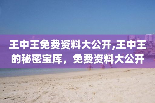 王中王免费资料大公开,王中王的秘密宝库，免费资料大公开