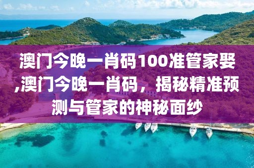 澳门今晚一肖码100准管家娶,澳门今晚一肖码，揭秘精准预测与管家的神秘面纱