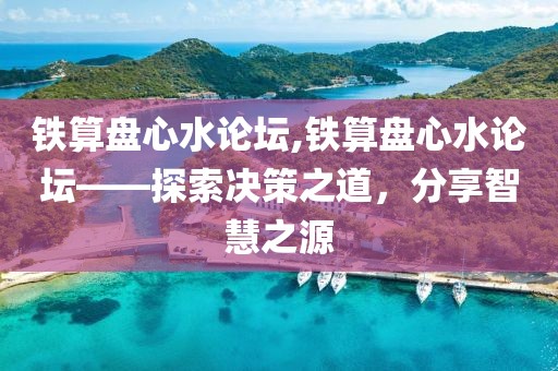 铁算盘心水论坛,铁算盘心水论坛——探索决策之道，分享智慧之源