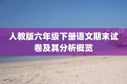 人教版六年级下册语文期末试卷及其分析概览