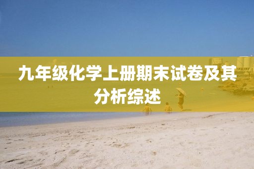 九年级化学上册期末试卷及其分析综述