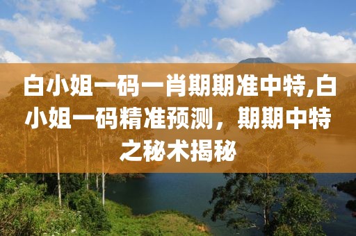 白小姐一码一肖期期准中特,白小姐一码精准预测，期期中特之秘术揭秘
