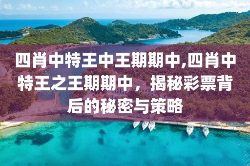 四肖中特王中王期期中,四肖中特王之王期期中，揭秘彩票背后的秘密与策略