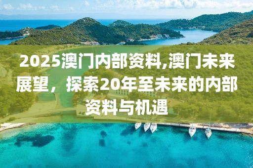 2025澳门内部资料,澳门未来展望，探索20年至未来的内部资料与机遇