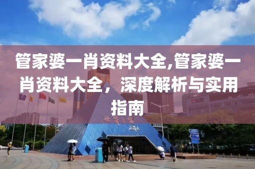 管家婆一肖资料大全,管家婆一肖资料大全，深度解析与实用指南