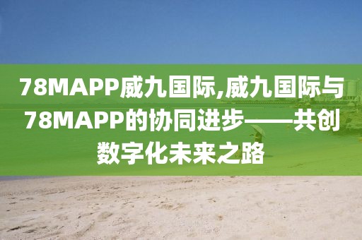 78MAPP威九国际,威九国际与78MAPP的协同进步——共创数字化未来之路