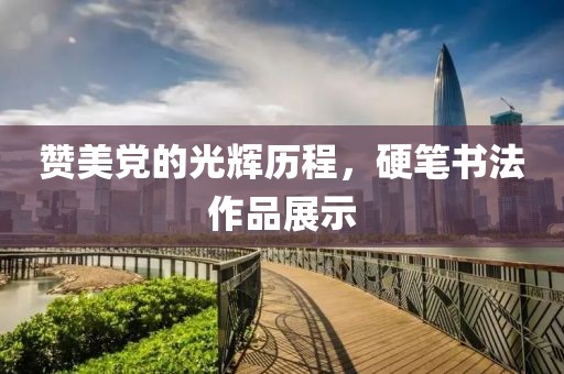 赞美党的光辉历程，硬笔书法作品展示
