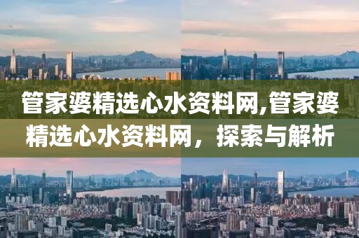 管家婆精选心水资料网,管家婆精选心水资料网，探索与解析