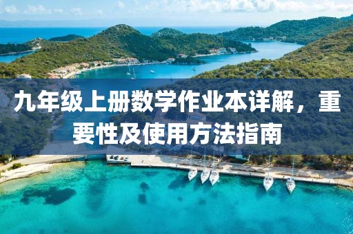 九年级上册数学作业本详解，重要性及使用方法指南