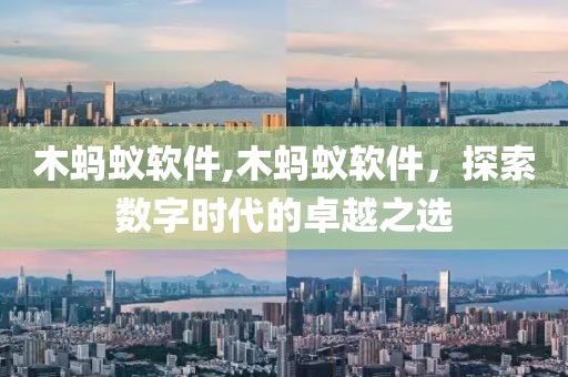 木蚂蚁软件,木蚂蚁软件，探索数字时代的卓越之选