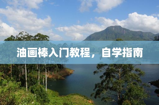 油画棒入门教程，自学指南