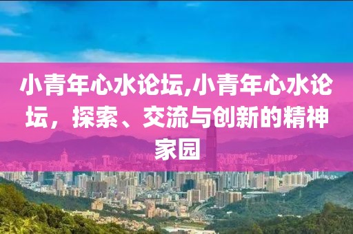 小青年心水论坛,小青年心水论坛，探索、交流与创新的精神家园