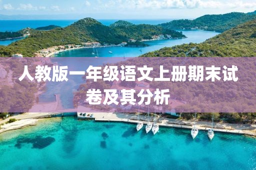 人教版一年级语文上册期末试卷及其分析