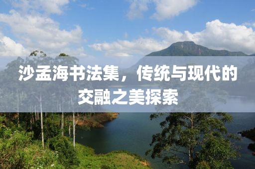 沙孟海书法集，传统与现代的交融之美探索