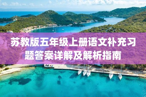 苏教版五年级上册语文补充习题答案详解及解析指南