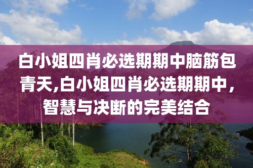 白小姐四肖必选期期中脑筋包青天,白小姐四肖必选期期中，智慧与决断的完美结合